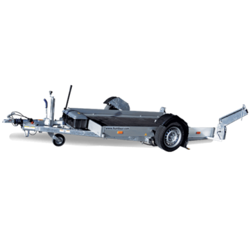Huur H226 zakbare motortrailer per dag
